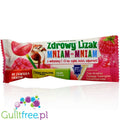 Mniam Lizak malinowy bez cukru, z ksylitolem i stewią by Starpharma (Mniam) (mniam-lizak-malinowy-bez-cukru-z-ksylitolem-i-stewia)