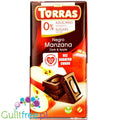 Torras Dark & Apple ciemna czekolada bez cukru z jabłkiem by Torras (torras-ciemna-czekolada-z-jablkiem-slodzona-maltitolem)