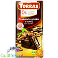 Torras Dark & Coffee - ciemna czekolada bez cukru z kawą (mniej niż 0,5g cukru) by Torras (torras-ciemna-czekolada-z-kawa-mniej-niz-05g-cukru)