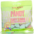 Pandy Candy Fluffy Clouds - błonnikowe żelki bez cukru 45% mniej kalorii, Poziomka & Zielone Jabłko by Pandy Protein (pandy-candy-fluffy-clouds-blonnikowe-zelki-bez-cukru-45-mniej-kalorii-poziomka-zielone-jablko)