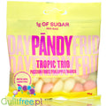 Pandy Candy Tropic Trio - błonnikowe żelki bez cukru 45% mniej kalorii, Marakuja & Ananas & Mango by Pandy Protein (pandy-candy-tropic-trio-blonnikowe-zelki-bez-cukru-45-mniej-kalorii-marakuja-ananas-mango)