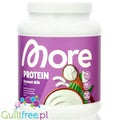 More Nutrition Total Protein Coconut Milk 0,6kg - mieszanka do proteinowego mleczka kokosowego instant by More Nutrition (more-nutrition-total-protein-coconut-milk-06kg-kazeina-gesta-odzywka-bialkowa-smak-mleczka-kokosowego)