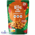 Bites We Love Crunchy Peas Smoked Paprika 100g - chrupiący groszek z wędzoną papryką wegańska przekąska z białkiem i błonnikiem by Bites We Love (bites-we-love-crunchy-peas-smoked-paprika-100g)
