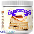 Funky Flavors Splash NY Cheesecake 6kcal 200g - błonnikowy aromat słodzący w proszku, sernikowy z krówkami i ciasteczkami by Funky Flavors (funky-flavors-splash-ny-cheesecake-blonnikowy-aromat-slodzacy-w-proszku-sernikowy)
