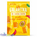 Opakowanie galaretki bez cukru Guiltfree Emix Fit o smaku mango i marakui, idealna dla diabetyków i na diecie.