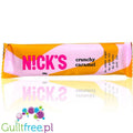 N!CK'S Nicks Crunchy Caramel 88kcal - czekoladka z krokantem migdałowym bez dodatku cukru ze stewią i erytrolem by Nick's! (nck-s-nick-s-crunchy-caramel-czekoladka-z-krokantem-migdalowym-bez-dodatku-cukru-ze-stewia-i-erytrolem)