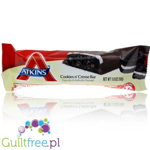 Atkins Meal Cookies n' Creme , baton 14g białka, 1g cukru by Atkins (atkins-meal-cookies-n-creme-baton-14g-bialka-1g-cukru)