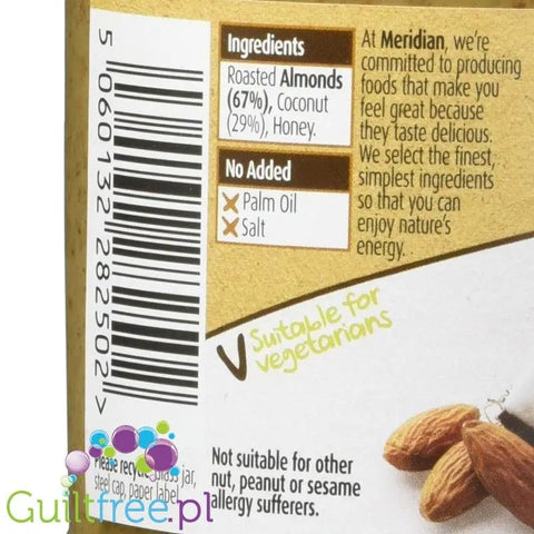 Meridian Almond & Coconut - masło migdałowo-kokosowe by Meridian (meridian-almond-coconut-maslo-migdalowo-kokosowe)