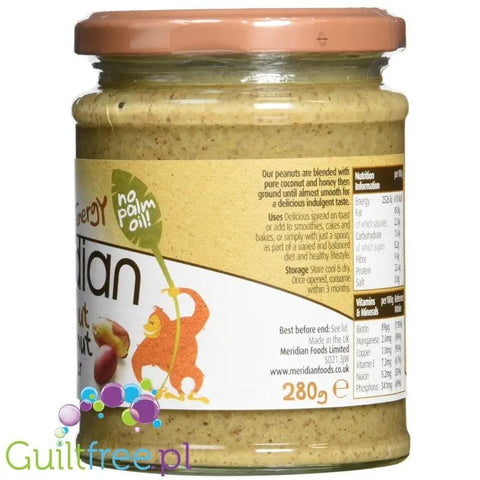 Meridian Peanut & Coconut - masło orzechowo-kokosowe by Meridian (meridian-peanut-coconut-maslo-orzechowo-kokosowe)