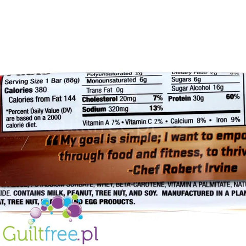 Fit Crunch Chocolate Chip Cookie Dough - baton XL 30g białka, Kruche Ciastka & Czekolada by Fit Crunch (Robert Irvine) (fit-crunch-chocolate-chip-cookie-dough-baton-xl-30g-bialka-kruche-ciastka-czekolada)