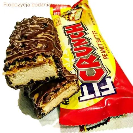 Fit Crunch Peanut Butter - baton XL 30g białka, Masło Orzechowe by Fit Crunch (Robert Irvine) (fit-crunch-peanut-butter-baton-xl-30g-bialka-maslo-orzechowe)