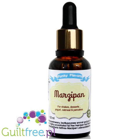 Funky Flavors Basic Marzipan 30ml - marcepanowe kropelki aromatyczne bez cukru, słodzików i kalorii by Funky Flavors (funky-flavors-marzipan-30ml-marcepan-aromat-bez-cukru-bez-tluszczu)