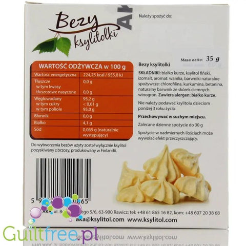 Ksylitolki Bezy z ksylitolem bez cukru by Aka (ksylitolki-bezy-z-ksylitolem-bez-cukru)