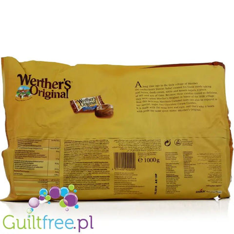 Werther's Original Czekolada XXL 1KG - Karmelki Bez Cukru by Werther's Original (werther-s-original-czekolada-xxl-1kg-mleczno-czekoladowe-karmelki-bez-cukru)