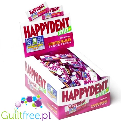 Happydent Xylit, Truskawka - guma do żucia bez cukru by Happydent Xylit (happydent-xylit-truskawka-guma-do-zucia-bez-cukru)