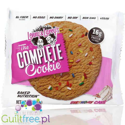 Lenny & Larry Complete Cookie Birthday Cake Wegańskie Ciacho Proteinowe 16g białka by Lenny & Larry's (lenny-larry-complete-cookie-birthday-cake-weganskie-ciacho-proteinowe-16g-bialka)