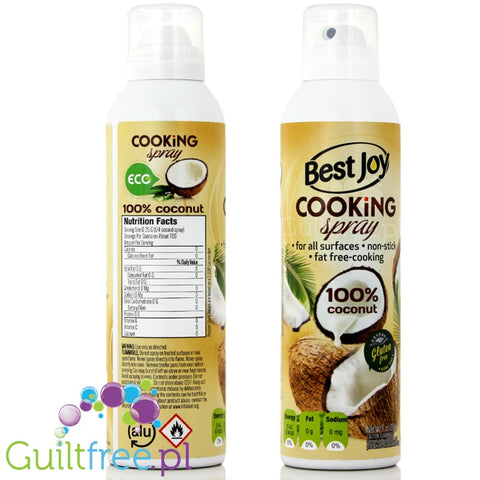 Best Joy Coconut Cooking Spray - olej kokosowy w spray'u do bezkalorycznego smażenia by Best Joy (best-joy-coconut-cooking-spray-olej-kokosowy-w-spray-u-do-bezkalorycznego-smazenia)