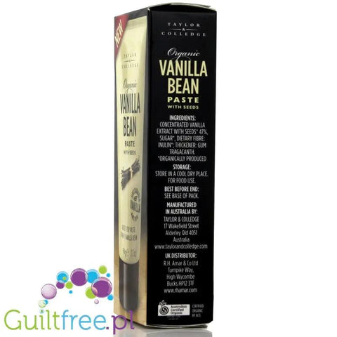 Taylor & Colledge australijska organiczna pasta waniliowa, ekstrakt z wanilii by Taylor & Colledge (taylor-colledge-australijska-organiczna-pasta-waniliowa-ekstrakt-z-wanilii)