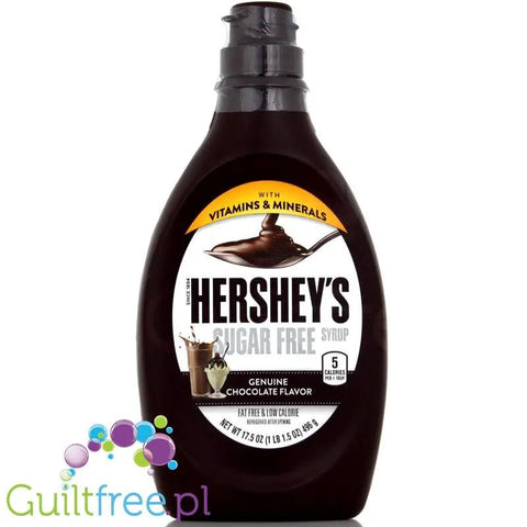 Hershey's syrop czekoladowy bez dodatku cukru (duża butelka) by Hershey's (hershey-s-syrop-czekoladowy-bez-dodatku-cukru-duza-butelka)