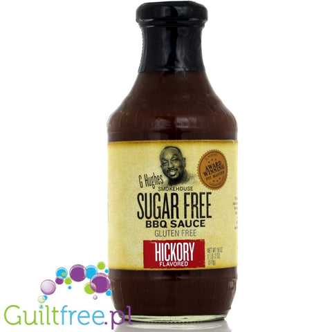 G. Hughes BBQ Hickory - wędzony sos barbecue bez cukru i glutenu by G.Hughes Smokehouse (g-hugh-sugar-free-bbq-sauce-hickory)