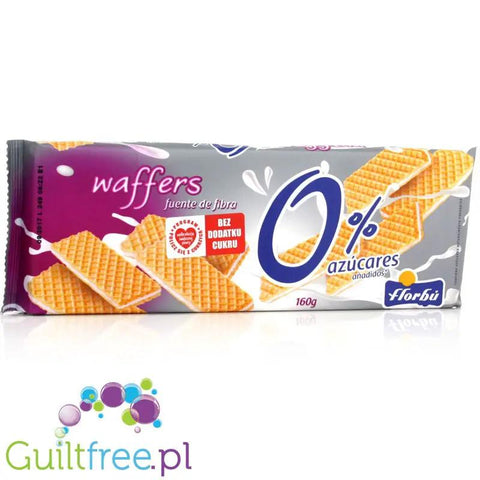 Florbu wafelki bez cukru z kremem śmietankowym, z ksylitolem by Florbu (florbu-wafelki-z-kremem-waniliowym-160g)