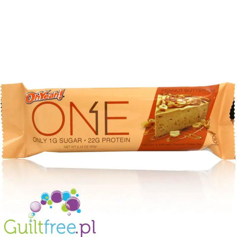 ONE Bar Peanut Butter Pie - baton białkowy 1g cukru, 21g białka by ONE Bar (aka OhYeah! ISS Research)) (ohyeah-one-peanut-butter-pie-baton-bialkowy-1g-cukru-21g-bialka)