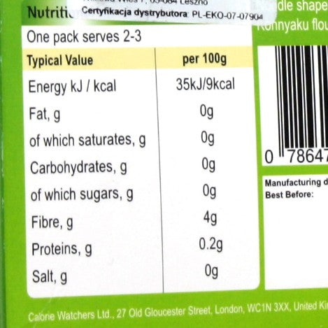 Better than Noodles, organiczny makaron shirataki nitki 9 cal by Better than Foods (better-than-noodles-9cal)