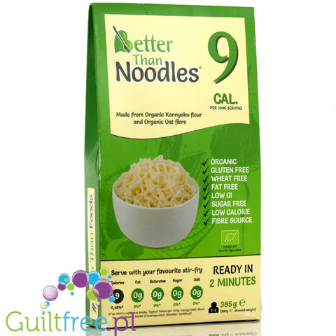 Better than Noodles, organiczny makaron shirataki nitki 9 cal by Better than Foods (better-than-noodles-9cal)