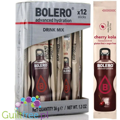Bolero Sticks ze stewią, Cola, 12 saszetek na 6L by Bolero Drink (bolero-sticks-ze-stewia-cola-12-saszetek-na-6l)