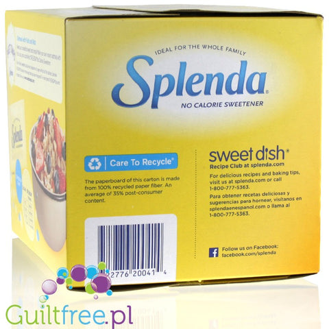 Splenda USA w saszetkach, pudełko 400 saszetek by Splenda (splenda-400-saszetek)