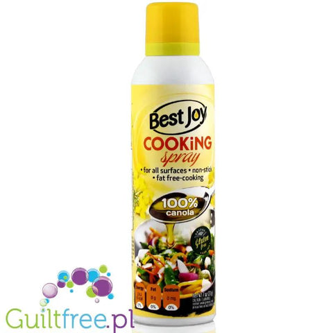 Best Joy Canola Cooking Spray 201g, spray rzepakowy do beztłuszczowego smażenia by Best Joy (best-joy-canola-cooking-spray-spray-rzepakowy-do-beztluszczowego-smazenia)