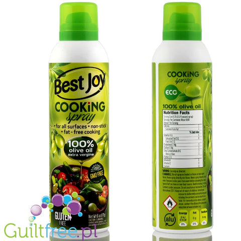 Best Joy cooking spray 100% olive oil, oliwa extra virgin do smażenia zero kalorii by Best Joy (best-joy-cooking-spray-100-olive-oil)