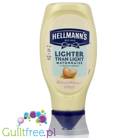 Hellmann's Lighter than Light majonez niskotłuszczowy 15kcal, tylko 6% tłuszczu by Hellmann's (hellmann-s-lighter-than-light-majonez-niskotluszczowy-15kcal-tylko-6-tluszczu)