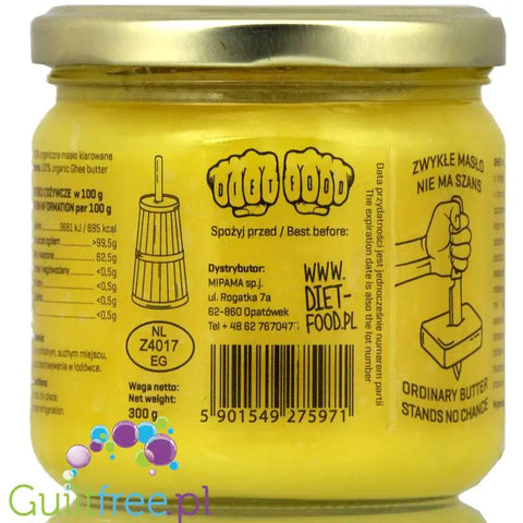 Diet Food Ghee organiczne masło klarowane by Diet Food (diet-food-ghee)