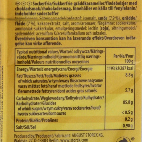 Werther's Original Chocolate cukierki bez cukru by Werther's Original (werther-s-original-chocolate-cukierki-bez-cukru)