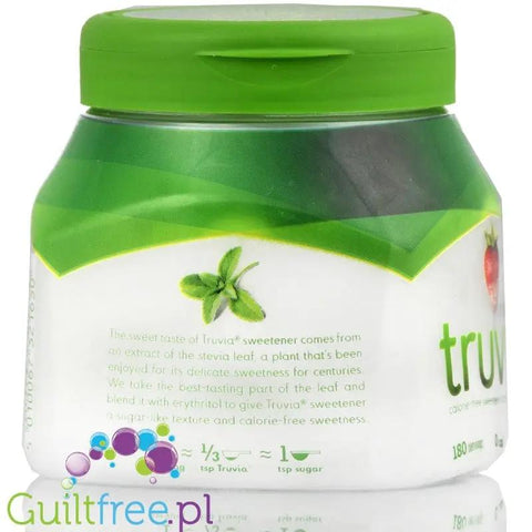 Truvia Stevia Leaf 270g UK - naturalny słodzik w kryształkach 0kcal ze stewią i erytrytolem by Truvia (truvia-crystals-sugar-free-sweetener)