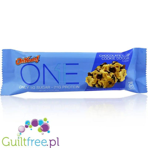 ONE Bar Chocolate Chip Cookie Dough, baton proteinowy nieskowęglowodanowy by ONE Bar (aka OhYeah! ISS Research)) (ohyeah-one-chocolate-chip-cookie-dough-baton-proteinowy-nieskoweglowodanowy)