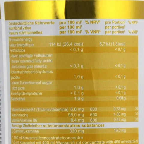 Vital Drink Ananas koncentrat bez cukru do przygotowania 80L napoju, L-karnityna i witaminy by Best Body Nutrition (vital-drink-180-pineapple)