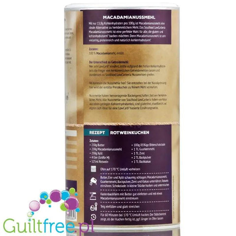 Soulfood Macadamianuss Mehl - odtłuszczona mąka z orzechów makadamia 0,7kg by Soulfood Lowcarberia (soulfood-macadamianuss-mehl-odtluszczona-maka-z-orzechow-makadamia-07kg)