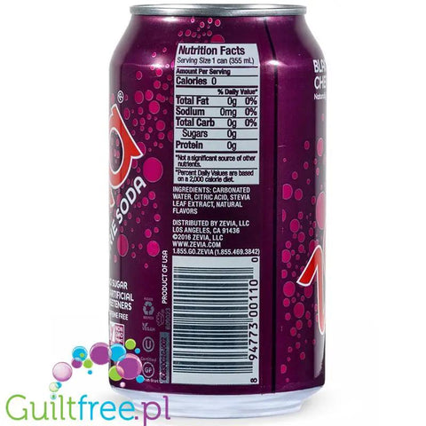 Zevia Black Cherry - napój gazowany 0kcal ze stewią by Zevia (zevia-black-cherry-napoj-gazowany-ze-stewia)
