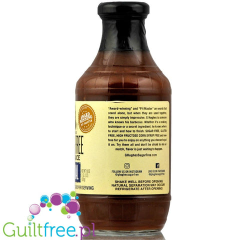 G. Hughes BBQ Original - sos barbecue bez cukru i glutenu by G.Hughes Smokehouse (g-hughes-bbq-original-sos-barbecue-bez-cukru-i-glutenu)