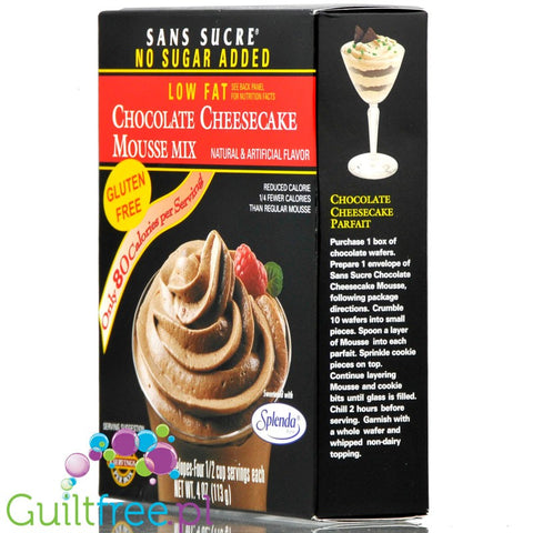 Sans Sucre Czekoladowy Sernik, mus bez cukru 80kcal by Sans Sucre (sans-sucre-czekoladowy-sernik-mus-bez-cukru-80kcal)