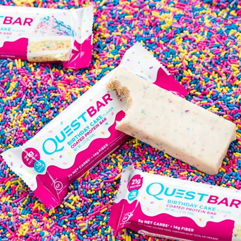 Quest Bar Birthday Cake baton proteinowy 21g białka by Quest Nutrition (quest-bar-birthday-cake)