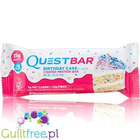 Quest Bar Birthday Cake baton proteinowy 21g białka by Quest Nutrition (quest-bar-birthday-cake)