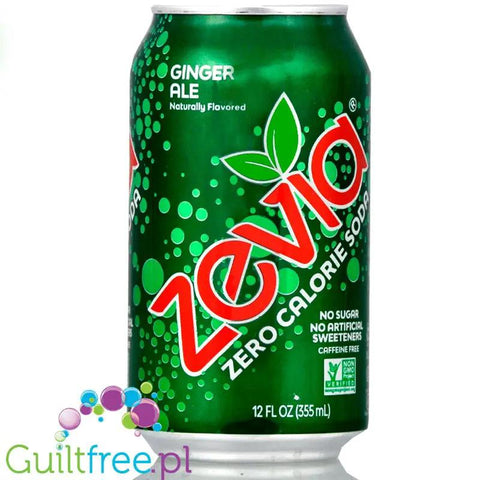 Zevia Ginger Ale - piwo imbirowe zero kcal ze stewią by Zevia (zevia-ginger-ale-napoj-gazowany-ze-stewia-i-erytrytolem)