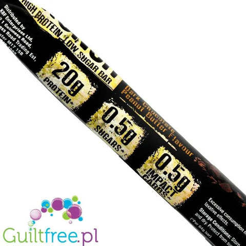 Warrior Crunch Dark Chocolate & Peanut Butter - baton 20g białka, Ciemna Czekolada & Masło Orzechowe by Warrior Crunch (warrior-crunch-dark-chocolate-peanut-butter)