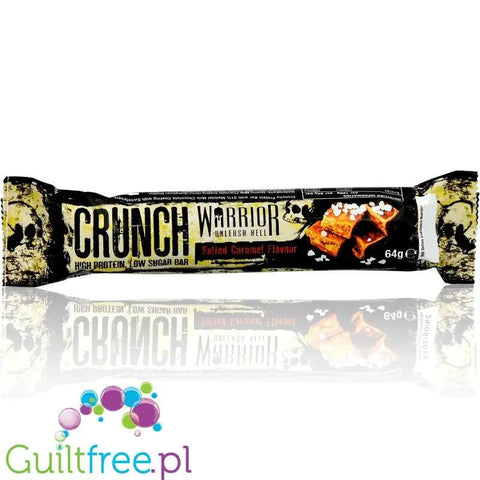 Warrior Crunch Salted Caramel - baton 20g białka, Solony Karmel & Mleczna Czekolada by Warrior Crunch (warrior-crunch-salted-caramel)