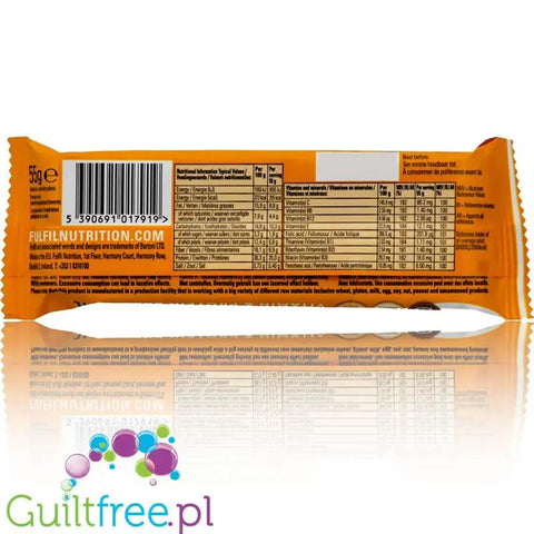 Fulfil Peanut & Caramel baton proteinowy z witaminami (Karmel & Orzechy Ziemne) by Fulfil (fulfil-peanut-caramel)