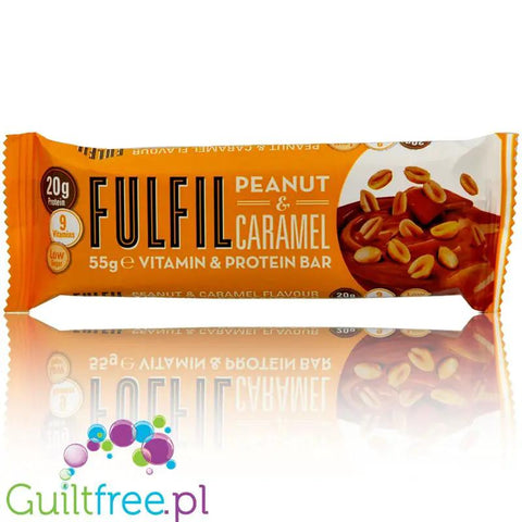 Fulfil Peanut & Caramel baton proteinowy z witaminami (Karmel & Orzechy Ziemne) by Fulfil (fulfil-peanut-caramel)