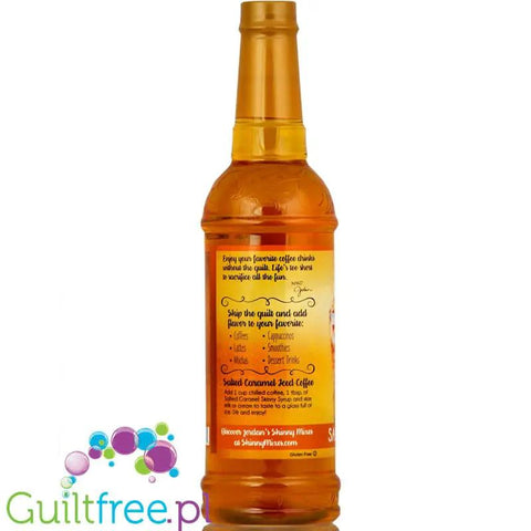 Jordan's Skinny Syrups Salted Caramel - syrop Solony Karmel zero kalorii by Skinny Mixes Jordan's (skinny-syrups-syrop-solony-karmel-0kcal)